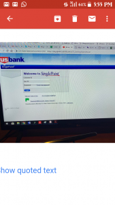 fake account bank balance name website login url screenshot something